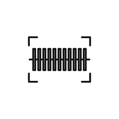 Barcode Reader Icon for Retail and Inventory Control