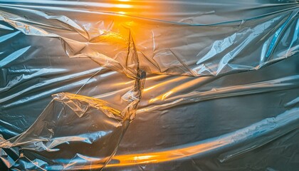 transparent plastic film wrap overlay texture background