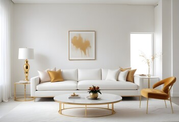 Photo interior modern design room 3d illustration