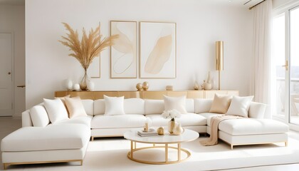 Photo interior modern design room 3d illustration