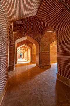 View of Shah Jahan Masjid Thatta, Khairpur, Pakistan.