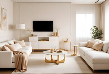 Fototapeta premium Photo interior modern design room 3d illustration