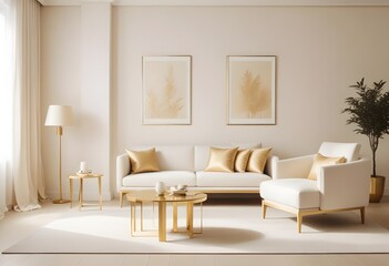 Photo interior modern design room 3d illustration