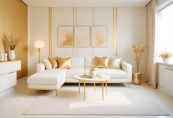 Photo interior modern design room 3d illustration