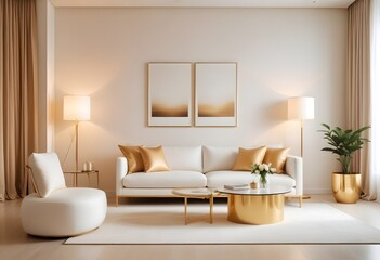 Photo interior modern design room 3d illustration