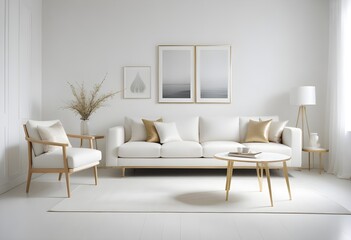 Photo interior modern design room 3d illustration
