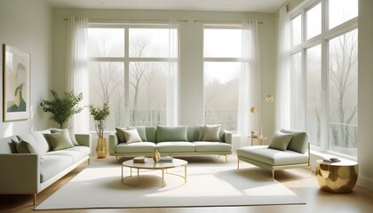 Fototapeta premium Photo interior modern design room 3d illustration