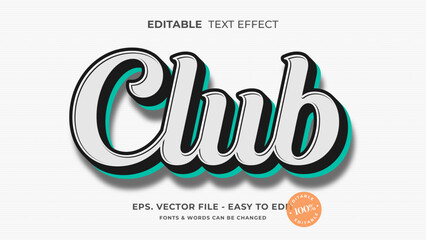 Simple red script editable text effect