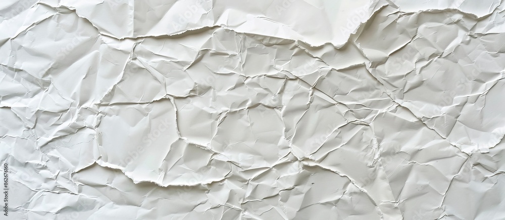 Aufkleber recycled material creates a white paper box texture background, with ample copy space image.