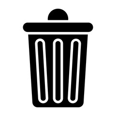Trash glyph icon