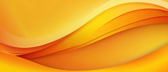 Abstract Orange and Yellow Fluid Wave Background. Fluid Gradient Design, Abstract Wallpaper, Liquid Colors