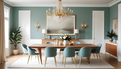 Photo interior modern design room 3d illustration