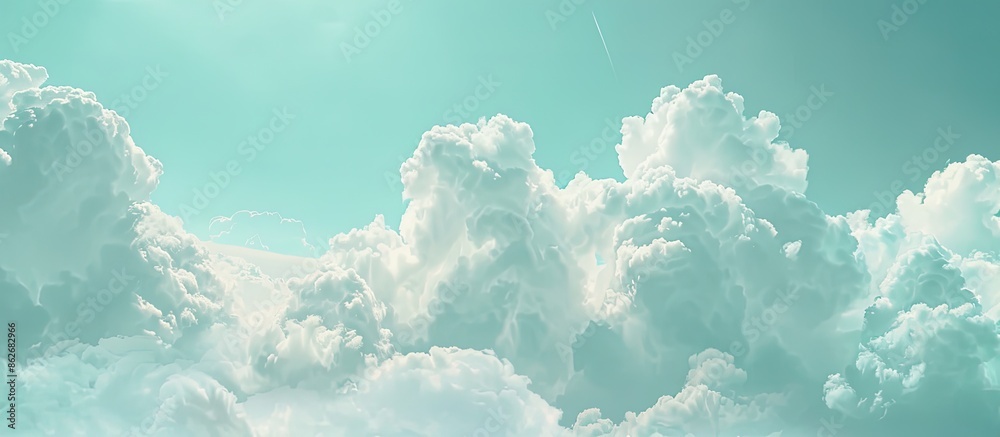 Aufkleber Background showing a cloudy sky with copy space image.