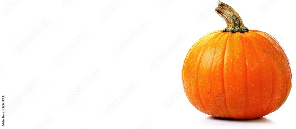 Poster a pumpkin with a copy space image.