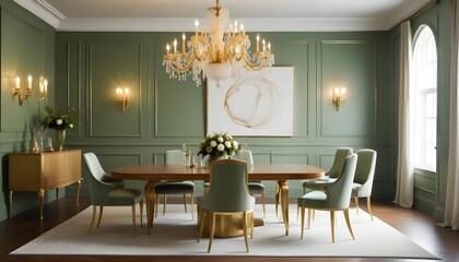 Fototapeta premium Photo interior modern design room 3d illustration