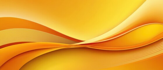 Abstract Orange and Yellow Fluid Wave Background. Fluid Gradient Design, Abstract Wallpaper, Liquid Colors