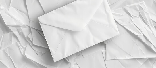 Fototapeta premium White envelope with copy space image.