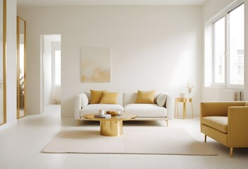Photo interior modern design room 3d illustration