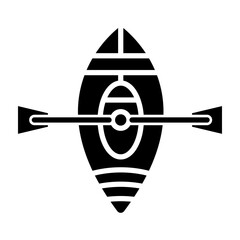 Kayak glyph icon