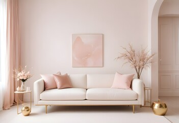 Photo interior modern design room 3d illustration