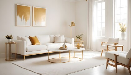 Photo interior modern design room 3d illustration