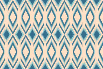 Ethnic ikat seamless pattern.beautiful pattern. folk embroidery,bohemian style,aztec geometric art ornament print.ethnic abstract art.Seamless fabric.design for fabric, carpet, wallpaper, clothing	