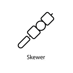 Skewer vector icon