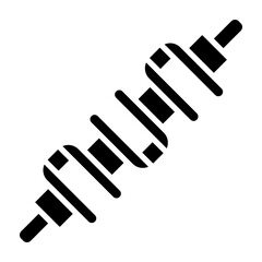 Crankshaft glyph icon