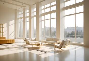 Fototapeta premium Photo interior modern design room 3d illustration