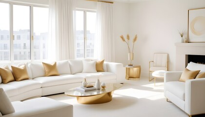 Fototapeta premium Photo interior modern design room 3d illustration