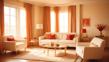 Fototapeta premium Photo interior modern design room 3d illustration