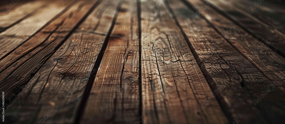 Poster Close-up of a textured wooden background with copy space image.