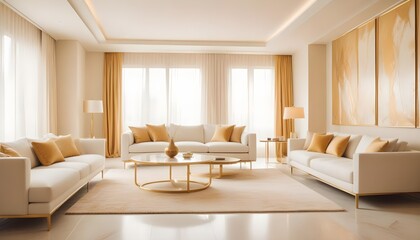 Fototapeta premium Photo interior modern design room 3d illustration