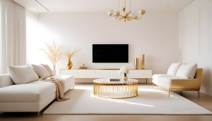 Photo interior modern design room 3d illustration