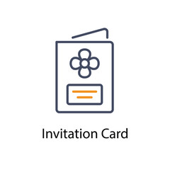 Invitation Card vector icon