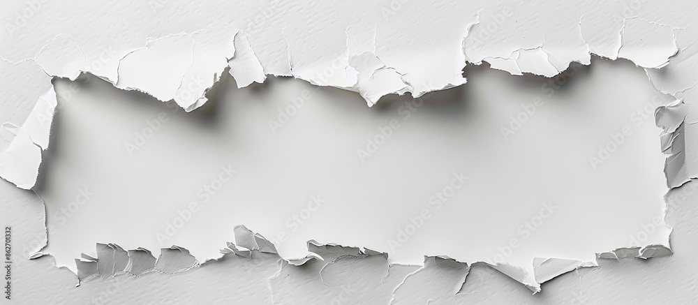 Aufkleber torn paper with ample copy space image