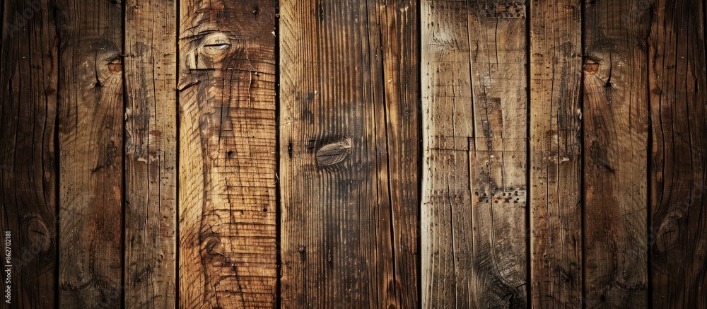 Leinwandbilder Background with wood texture creating a rustic look with a blank space for an image. Copy space image. Place for adding text and design