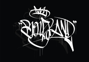 BOYBAND graffiti tag style design