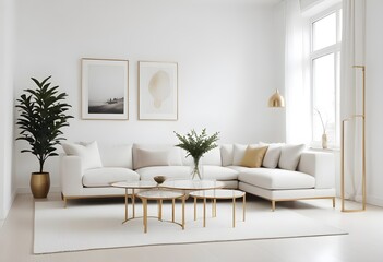 Photo interior modern design room 3d illustration