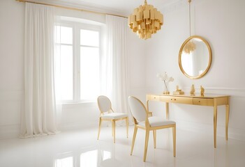 Fototapeta premium Photo interior modern design room 3d illustration