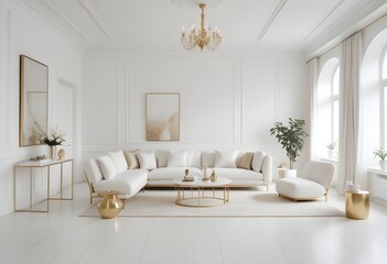 Photo interior modern design room 3d illustration