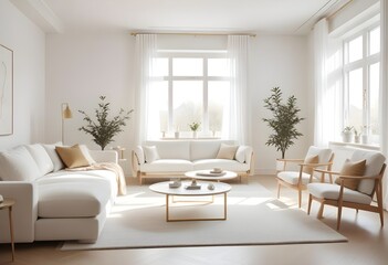 Fototapeta premium Photo interior modern design room 3d illustration