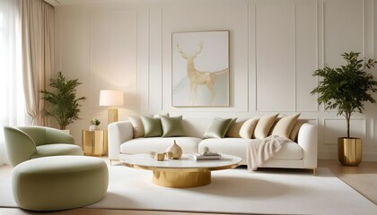 Photo interior modern design room 3d illustration