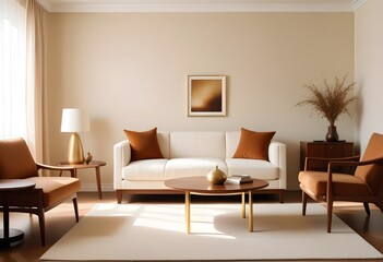 Photo interior modern design room 3d illustration