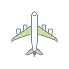 Airplane vector icon