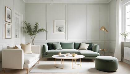 Photo interior modern design room 3d illustration