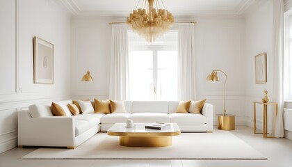 Photo interior modern design room 3d illustration