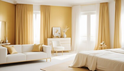 Photo interior modern design room 3d illustration