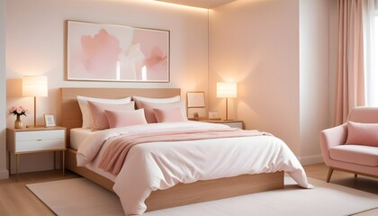 Photo interior modern design room 3d illustration