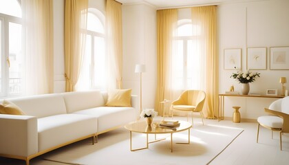 Fototapeta premium Photo interior modern design room 3d illustration